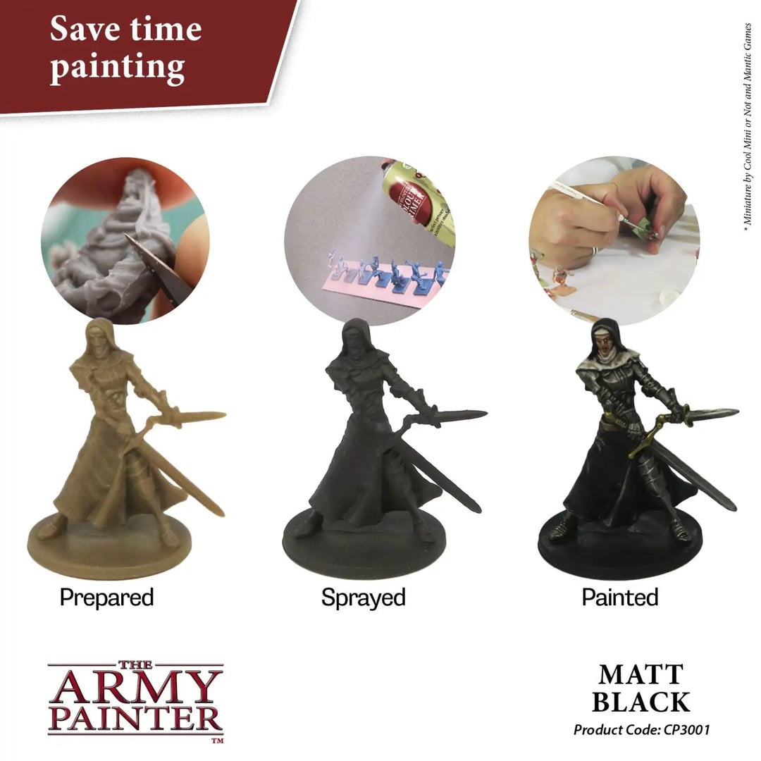 The Army Painter: Colour Primer Matt Black - The Army Painter - Accessories