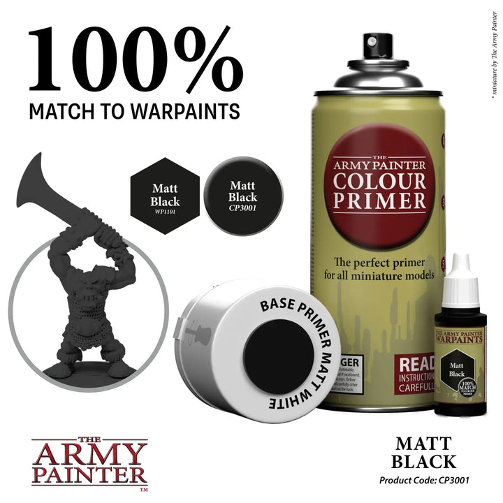 The Army Painter: Colour Primer Matt Black - The Army Painter - Accessories