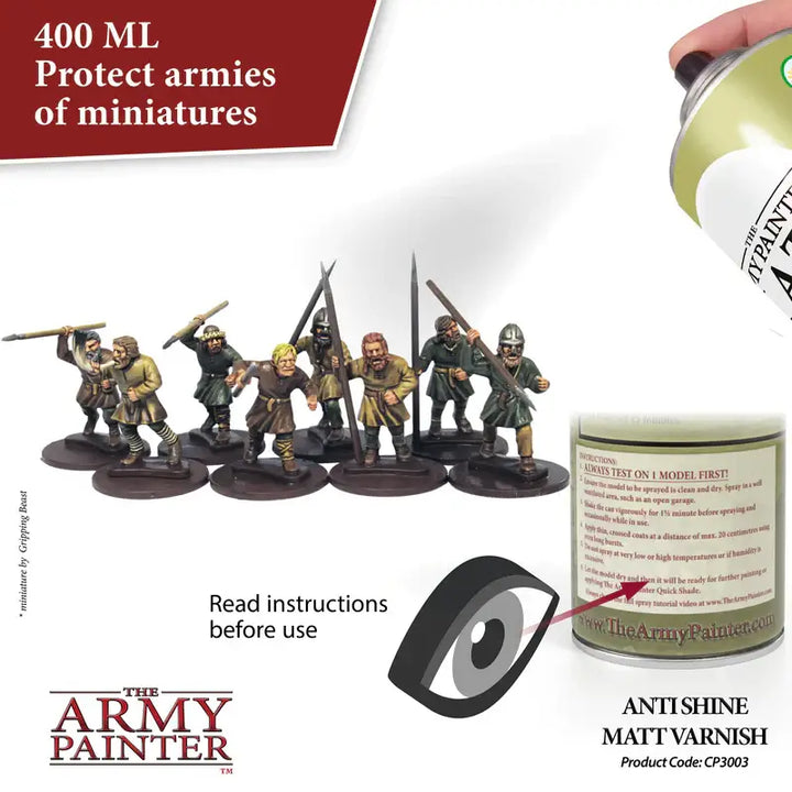 The Army Painter: Matte Varnish Anti-Shine - The Army Painter - Accessories