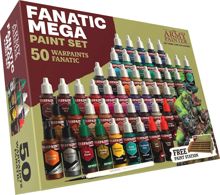 The Army Painter: Warpaints - Fanatic - Mega Paint Set - The Army Painter - Accessories