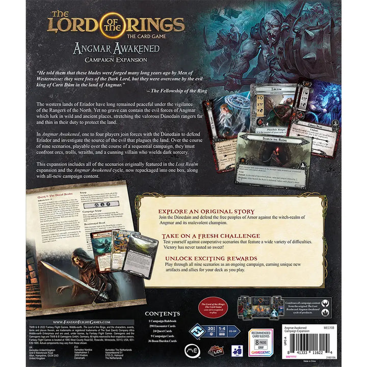 The Lord of the Rings: The Card Game - Angmar Awakened Campaign (EN) - Fantasy Flight Games - Card Games