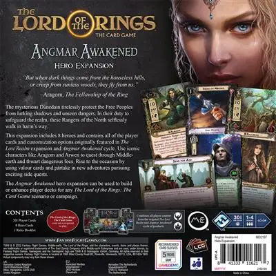 The Lord of the Rings: The Card Game - Angmar Awakened Heroes (EN) - Fantasy Flight Games - Card Games