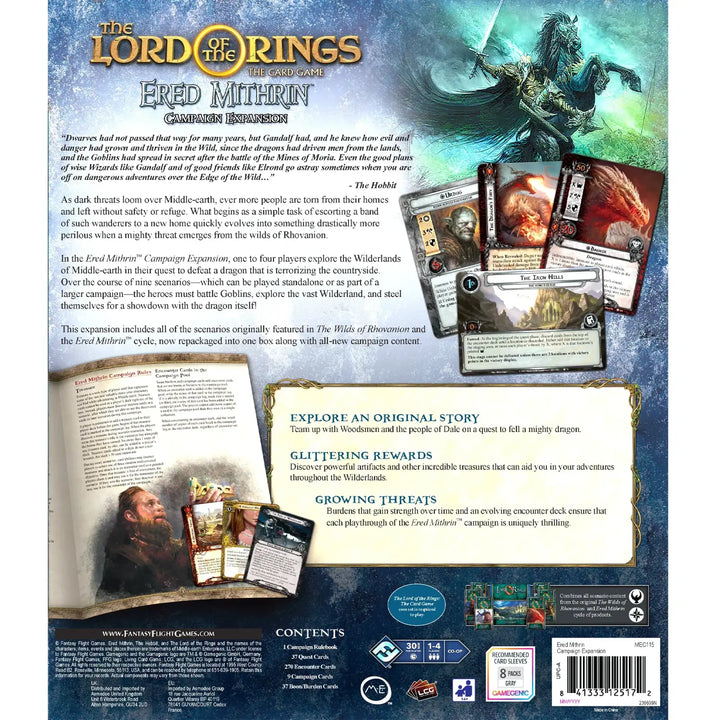 The Lord of the Rings: The Card Game - Ered Mithrin Campaign (EN) - Fantasy Flight Games - Card Games