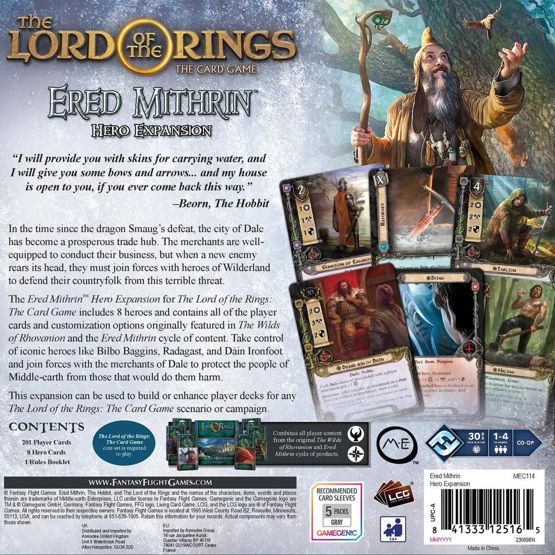 The Lord of the Rings: The Card Game - Ered Mithrin Heroes (EN) - Fantasy Flight Games - Card Games