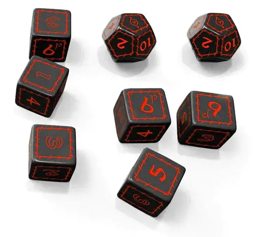 The One Ring RPG: Black Dice Set - Free League Publishing - Accessories