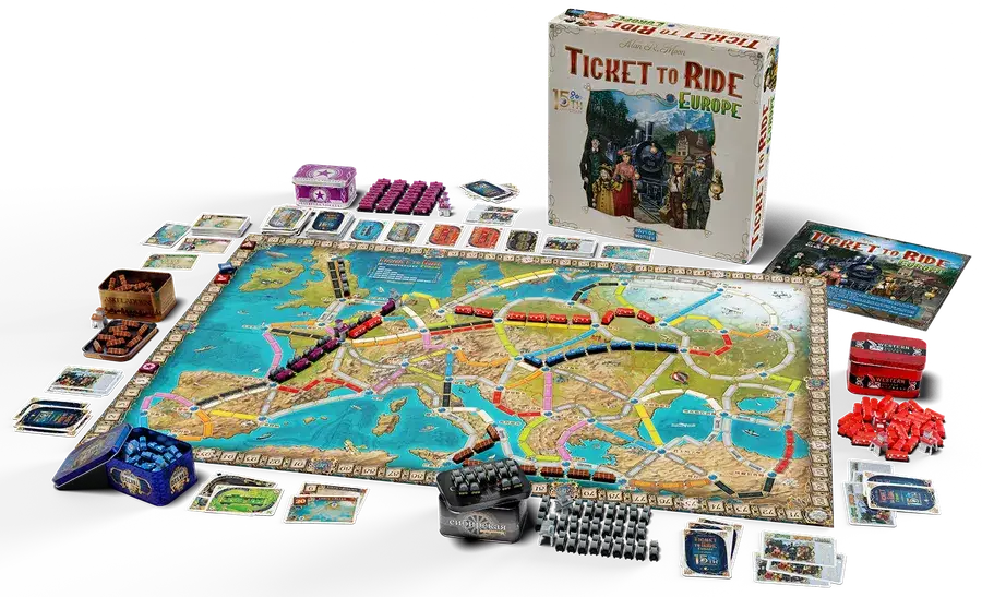 Ticket to Ride: Europe - 15th Anniversary (EN) - Days of Wonder - Board Games