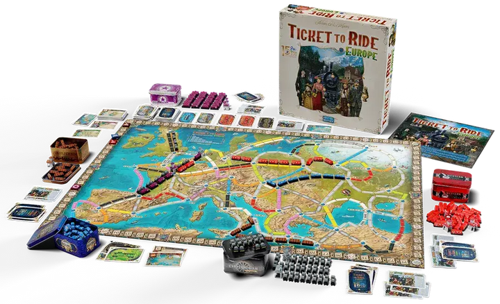 Ticket to Ride: Europe - 15th Anniversary (EN) - Days of Wonder - Board Games