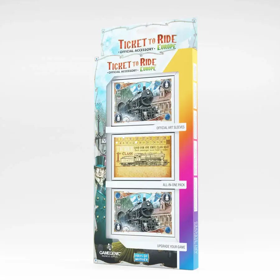 Ticket to Ride Europe: Art Sleeves - Gamegenic - Accessories