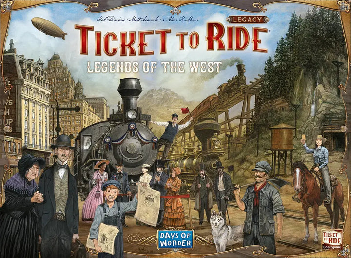 Ticket to Ride Legacy: Legends of the West (EN) - Days of Wonder - Board Games