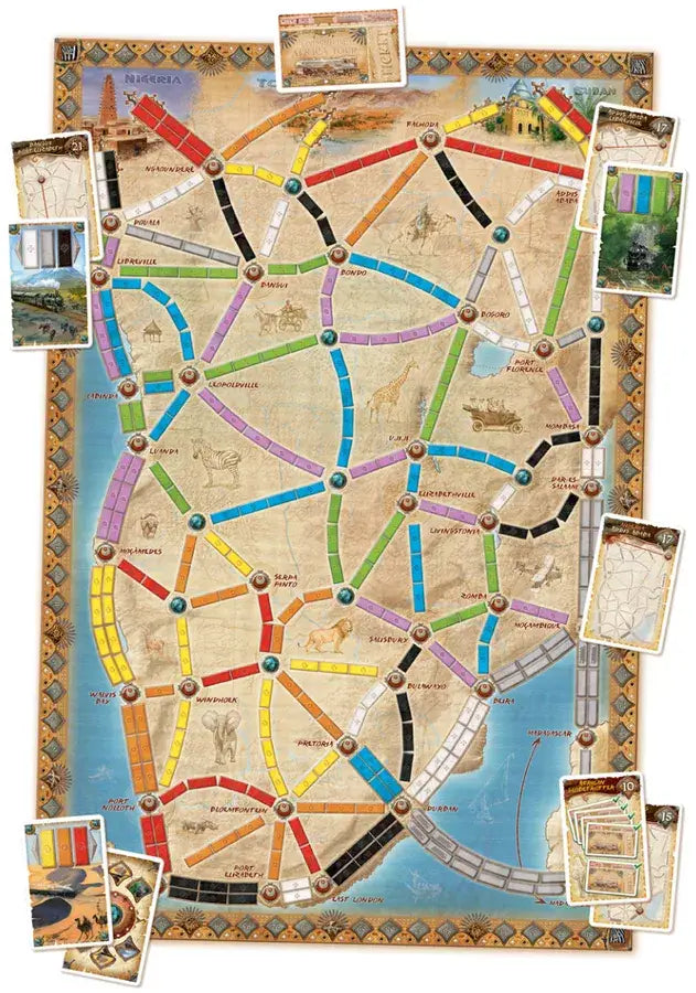 Ticket to Ride: Map Collection Volume 3 - Heart of Africa (EN/DE/FR) - Days of Wonder - Board Game