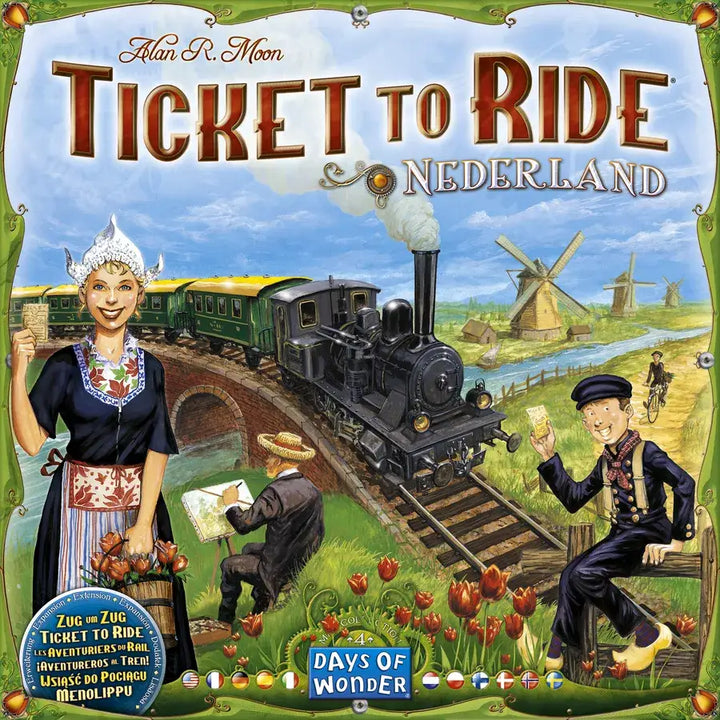 Ticket to Ride: Map Collection Volume 4 - Nederland (EN/DE/FR) - Days of Wonder - Board Game