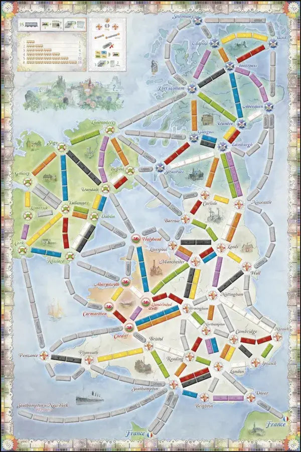 Ticket to Ride: Map Collection Volume 5 - United Kingdom & Pennsylvania (EN/DE/FR) - Days of Wonder - Board Game