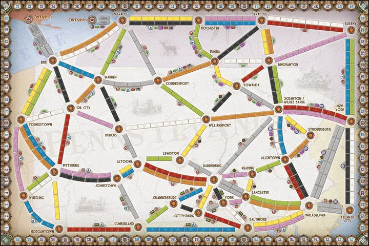 Ticket to Ride: Map Collection Volume 5 - United Kingdom & Pennsylvania (EN/DE/FR) - Days of Wonder - Board Game