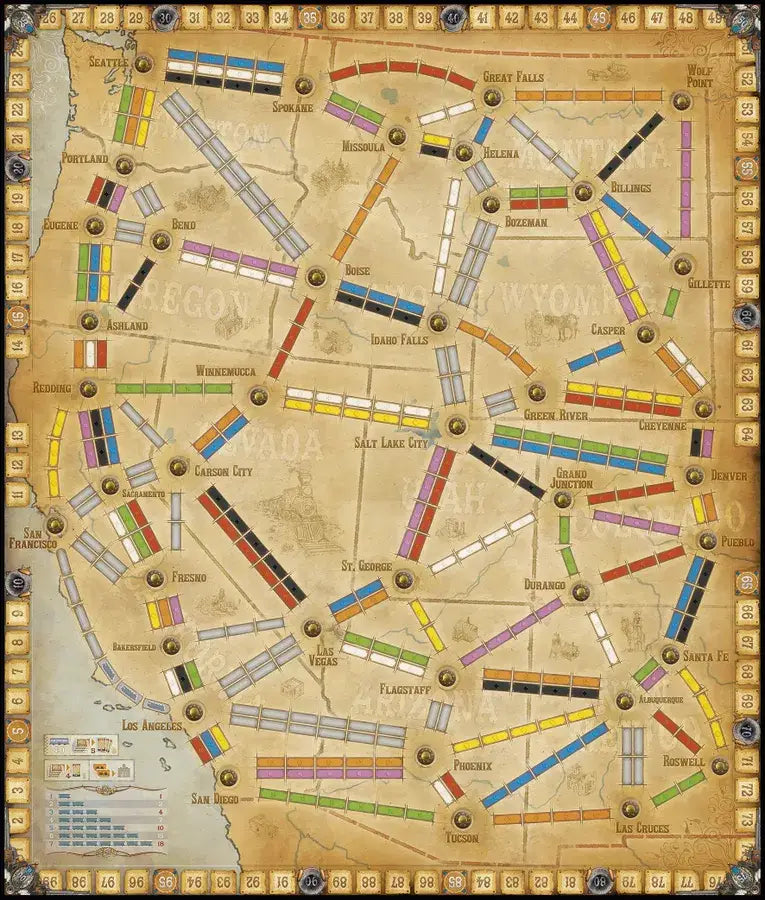 Ticket to Ride: Map Collection Volume 6 - France & Old West (EN/DE/FR) - Days of Wonder - Board Game