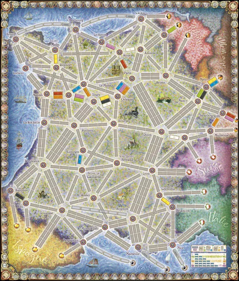 Ticket to Ride: Map Collection Volume 6 - France & Old West (EN/DE/FR) - Days of Wonder - Board Game