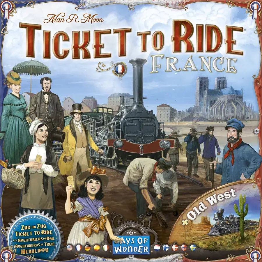 Ticket to Ride: Map Collection Volume 6 - France & Old West (EN/DE/FR) - Days of Wonder - Board Game