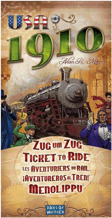 Ticket to Ride: USA 1910 (EN/DE/FR) - Days of Wonder - Board Games