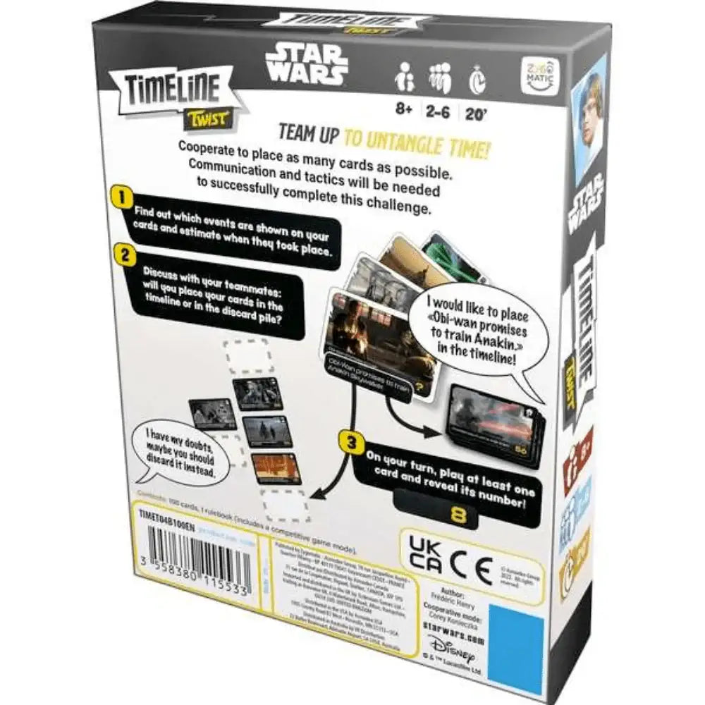 Timeline Twist: Star Wars (EN) - Zygomatic - Board Games