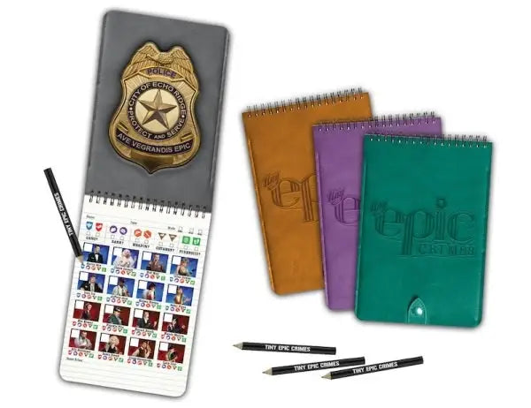 Tiny Epic: Crimes - Detective Notepads (4) (EN) - Gamelyn Games - Accessories