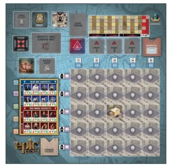 Tiny Epic: Crimes - Game Mat (EN) - Gamelyn Games - Accessories