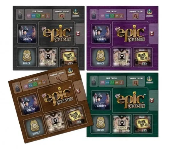 Tiny Epic: Crimes - Player Mats (4) (EN) - Gamelyn Games - Accessories