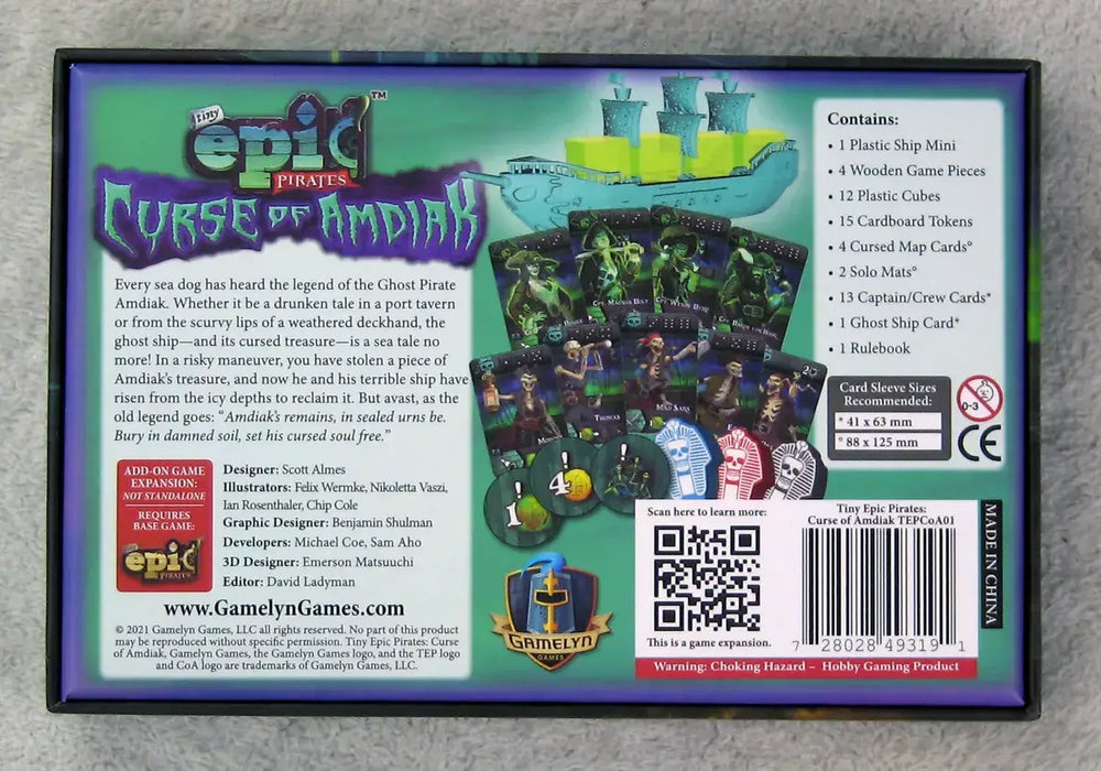 Tiny Epic: Pirates - Curse of Amdiak (EN) - Gamelyn Games - Board Games