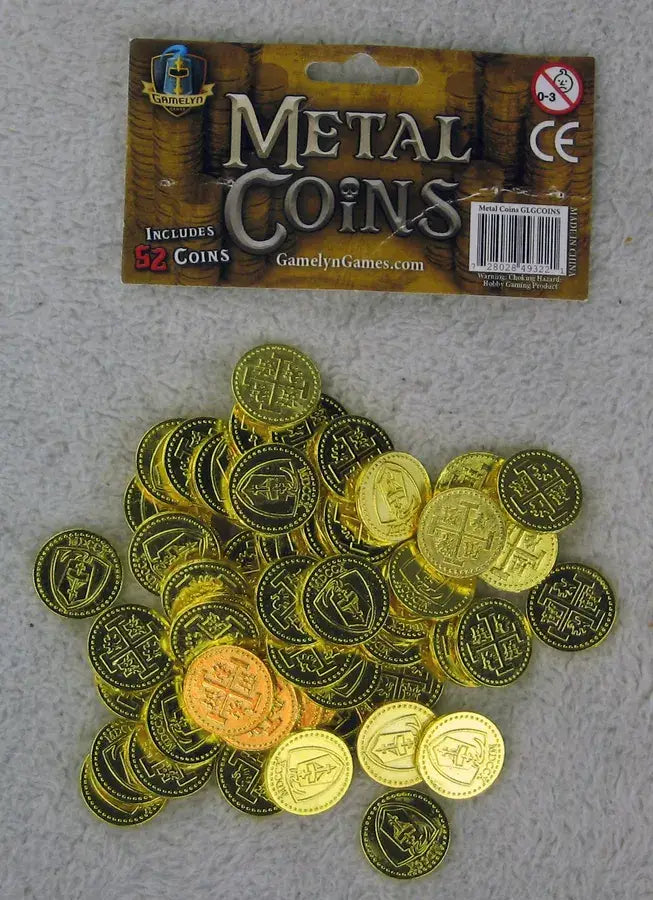 Tiny Epic: Pirates - Metal Coins - Gamelyn Games - Board Games