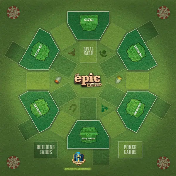 Tiny Epic: Western - Game Mat (EN) - Gamelyn Games - Accessories