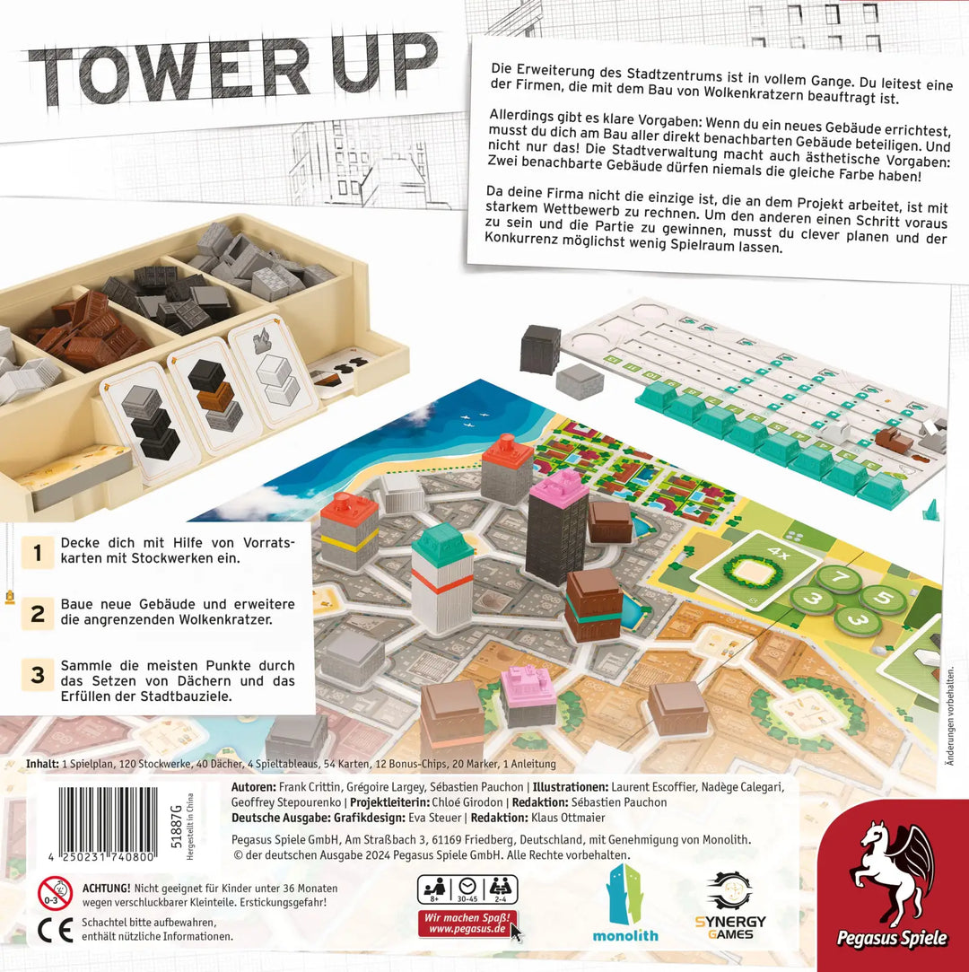 Tower Up (DE) - Pegasus Spiele - Board Games