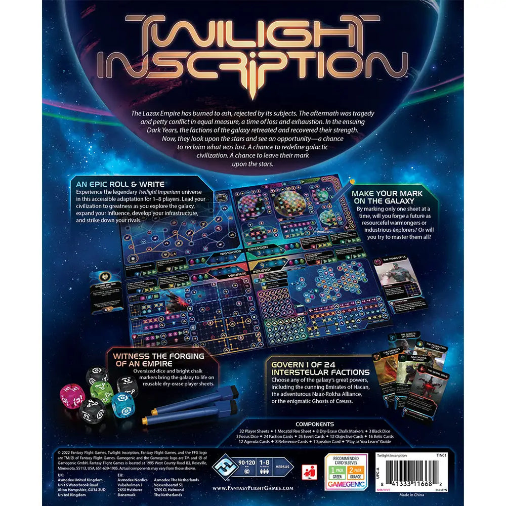 Twilight Inscription (EN) - Fantasy Flight Games - Board Games