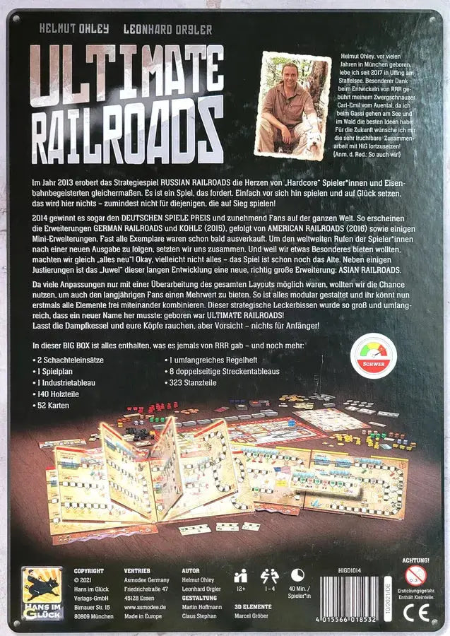 Ultimate Railroads (EN) - Z Man Games - Board Games