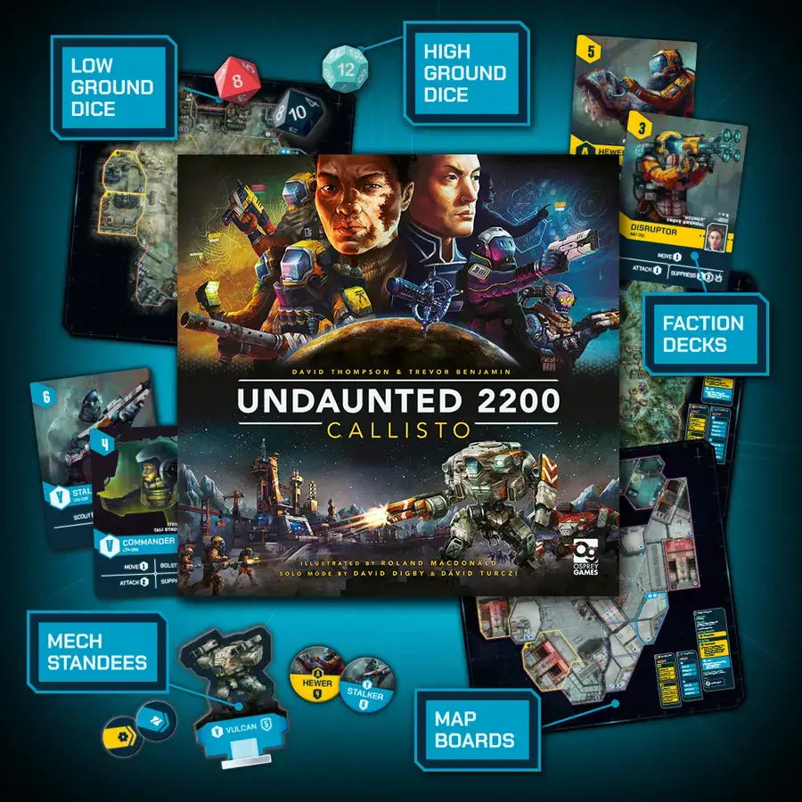 Undaunted: 2200 Callisto (EN) - Osprey Games - Board Games