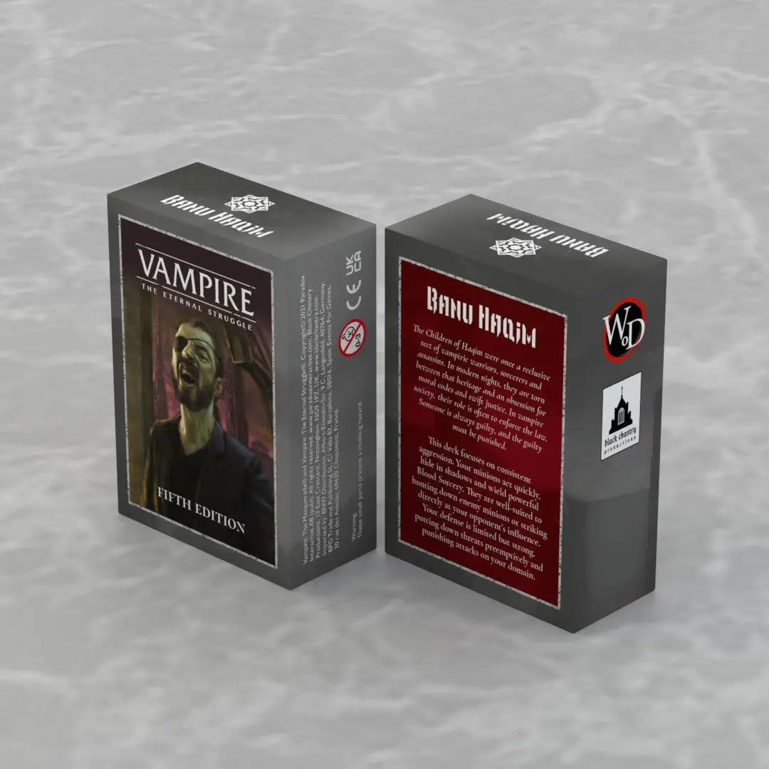 Vampire: The Eternal Struggle - Fifth Edition - Banu Haqim Deck (EN) - Black Chantry Productions - Card Games