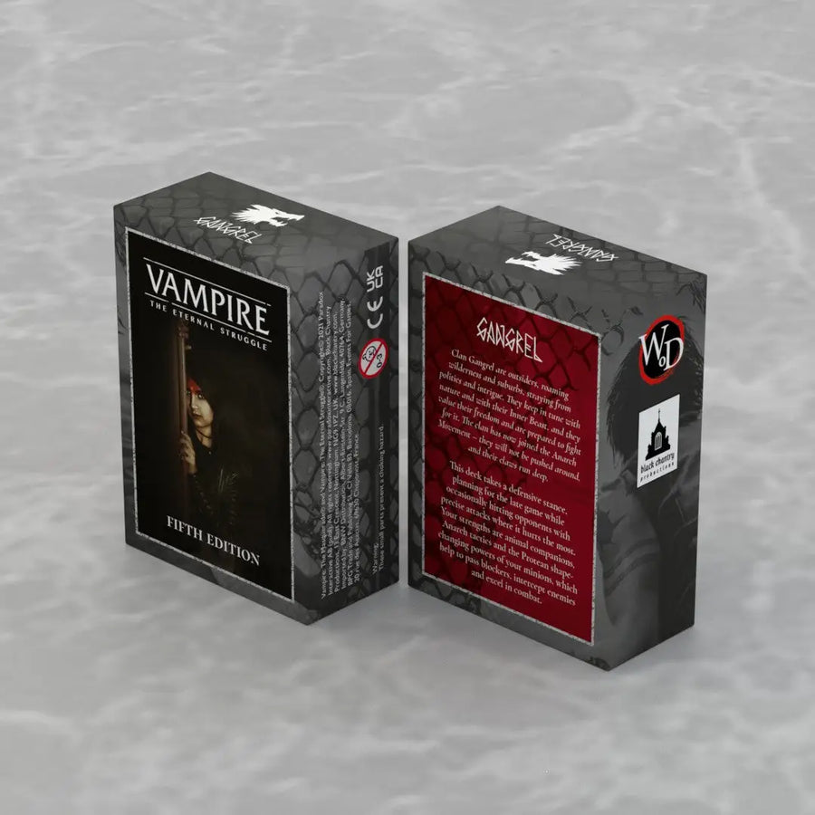 Vampire: The Eternal Struggle - Fifth Edition - Gangrel Deck (EN) - Black Chantry Productions - Card Games