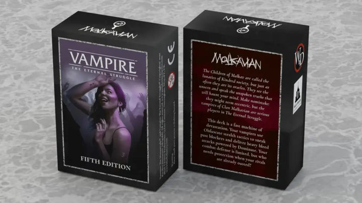 Vampire: The Eternal Struggle - Fifth Edition - Malkavian Deck (EN) - Black Chantry Productions - Card Games