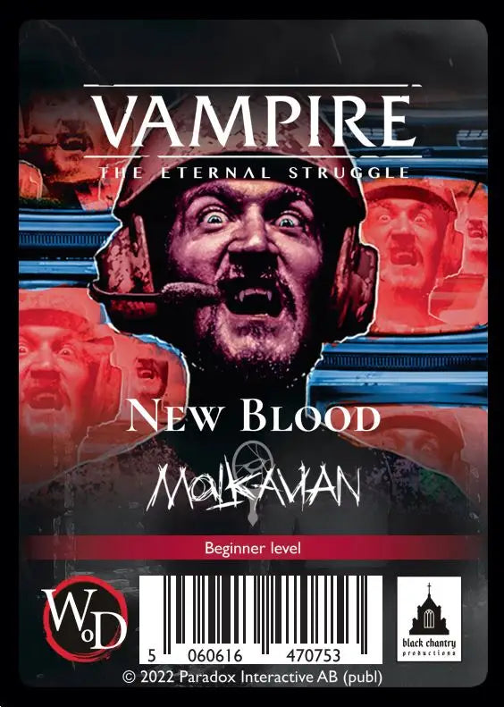 Vampire: The Eternal Struggle - New Blood - Malkavian (EN) - Black Chantry Productions - Card Games