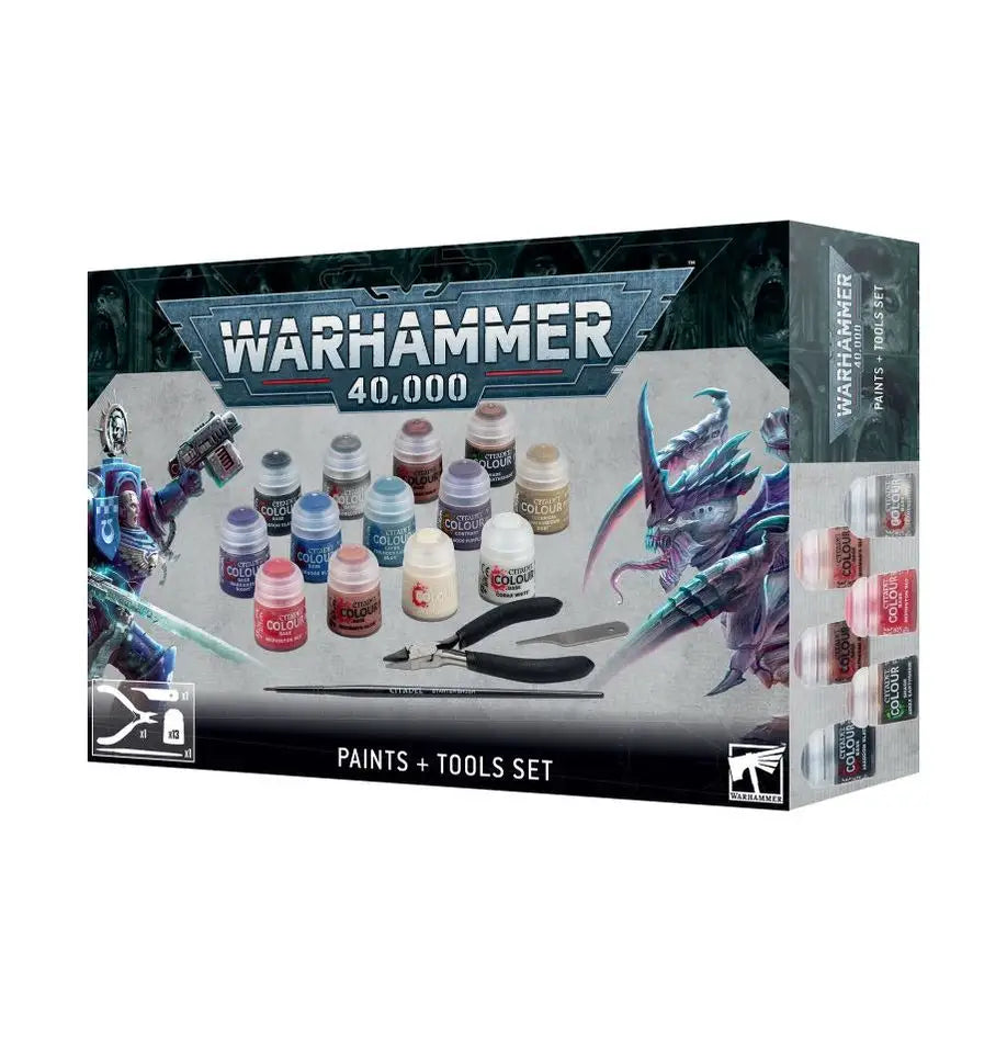 Warhammer 40K: Farben + Tools Set (DE) - Games Workshop - Accessories