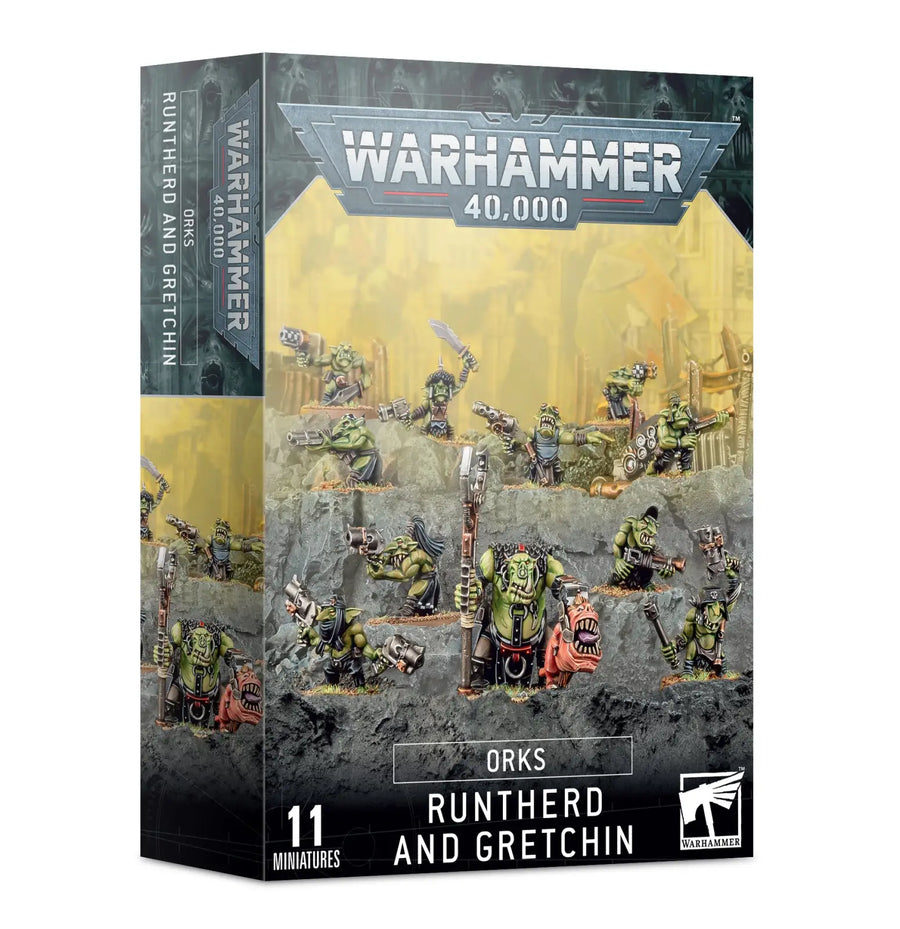 Warhammer 40K: Orks - Runtherd And Gretchin - Games Workshop - Miniature Games