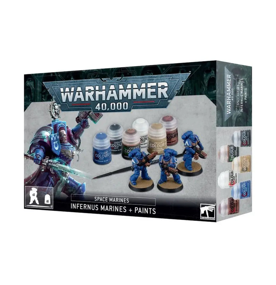 Warhammer 40K: Space Marines - Infernurs Marines + Paints (EN) - Games Workshop - Miniature Games