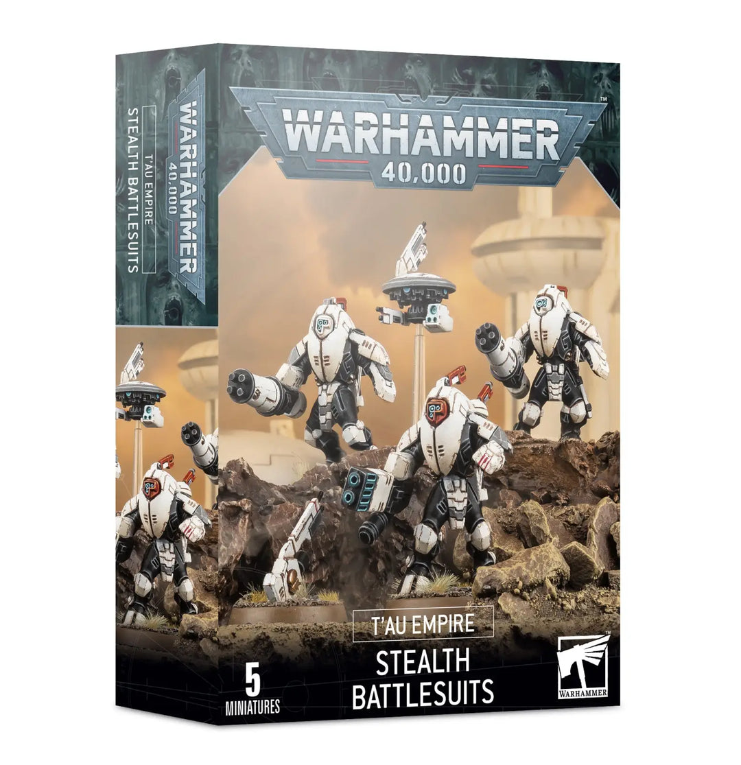 Warhammer 40K: T’Au Empire - Stealth Battlesuits - Games Workshop - Miniature Games