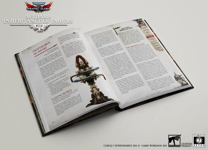 Warhammer 40K: Wrath & Glory RPG - Aeldari - Inheritance of Embers (EN) - Cubicle Seven - Roleplaying Games