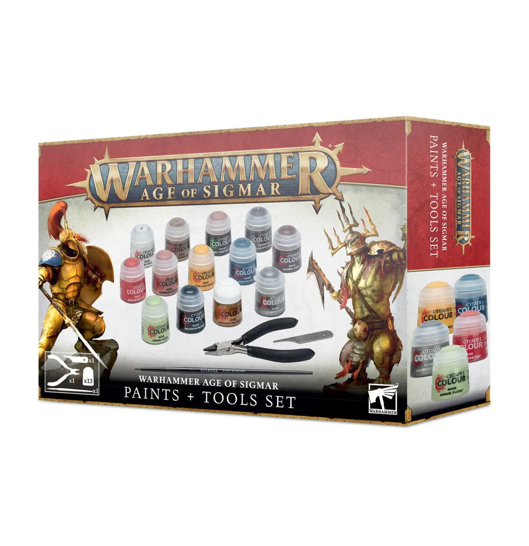 Warhammer Age of Sigmar: Farben + Tools Set (DE) - Games Workshop - Accessories