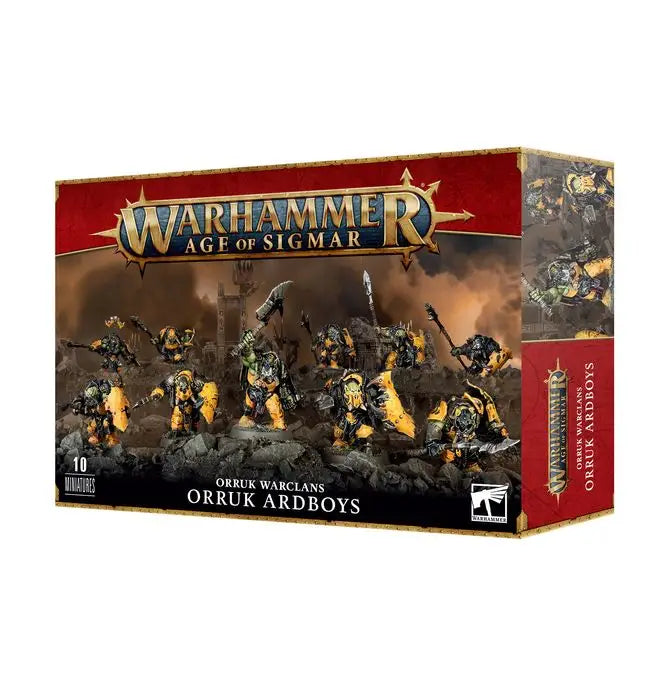 Warhammer Age of Sigmar: Orruk Warclans - Orruk Ardboyz - Games Workshop - Miniature Games