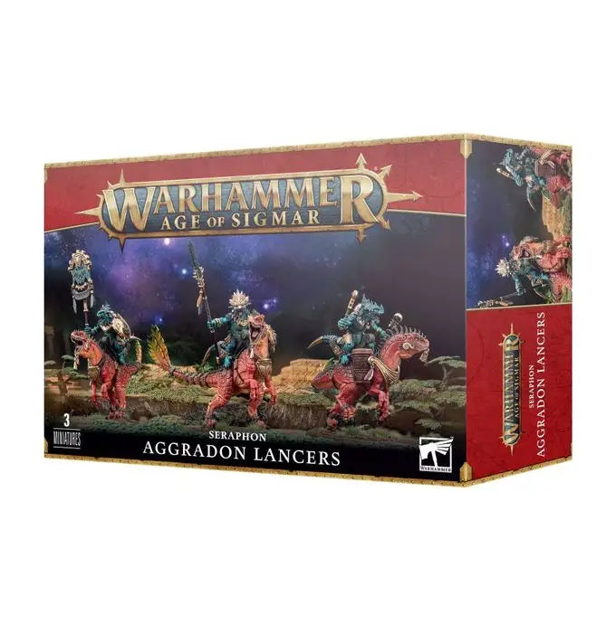 Warhammer Age of Sigmar: Seraphon - Aggradon Lancers - Games Workshop - Miniature Games