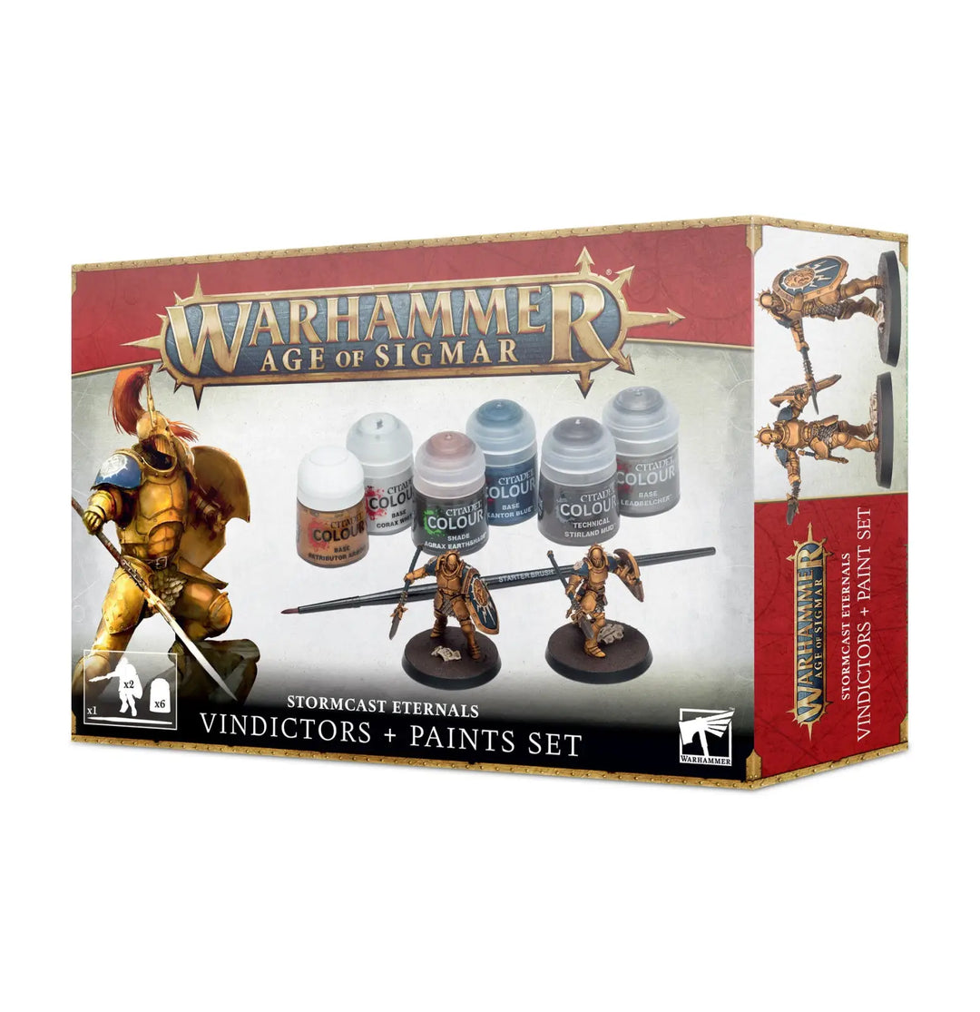 Warhammer Age of Sigmar: Stormcast Eternals - Vindicators + Paint Set (EN) - Games Workshop - Miniature Games