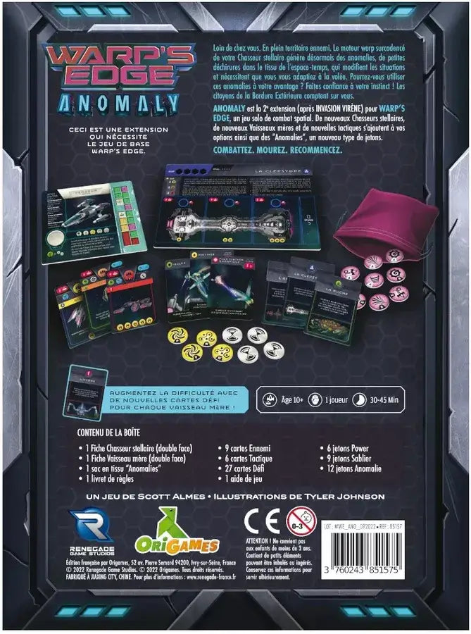 Warps Edge: Anomaly (EN) - Renegade Game Studios - Board Games