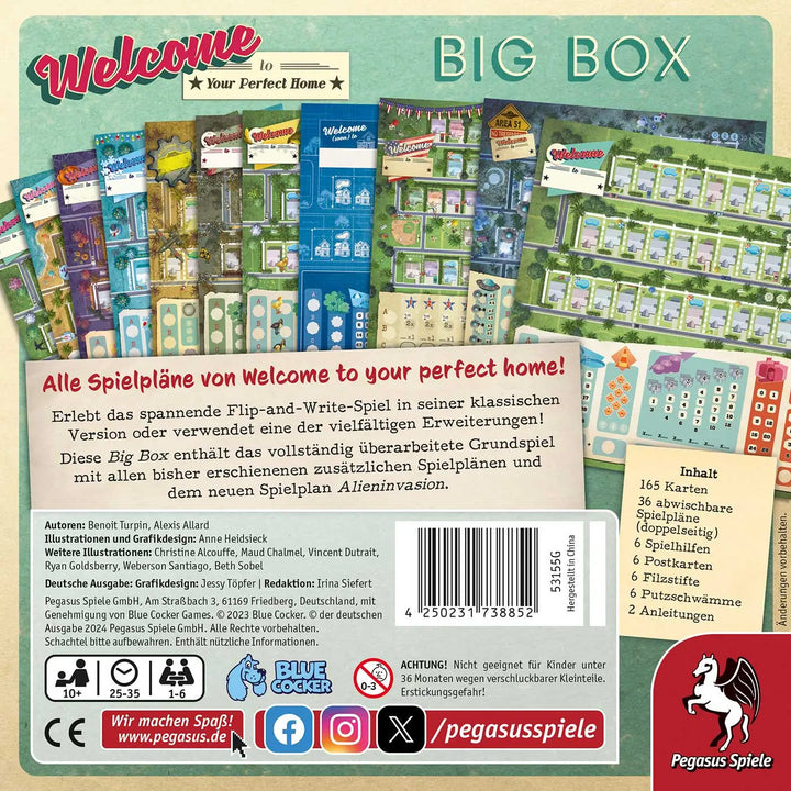 Welcome to...: Your perfect Home - Big Box (DE) - Pegasus Spiele - Board Games