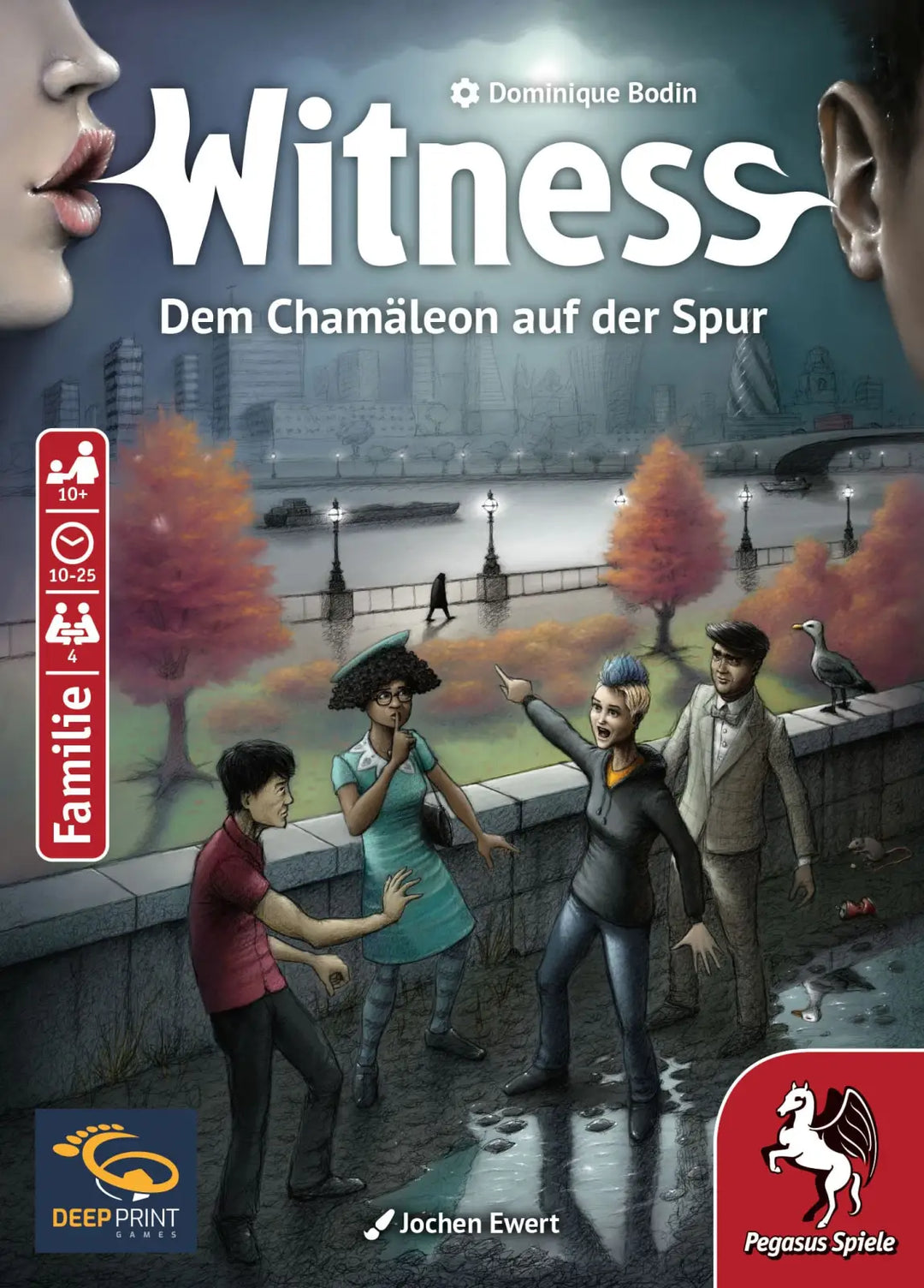 Witness: Dem Chamäleon auf der Spur (DE) - Deep Print Games - Board Games