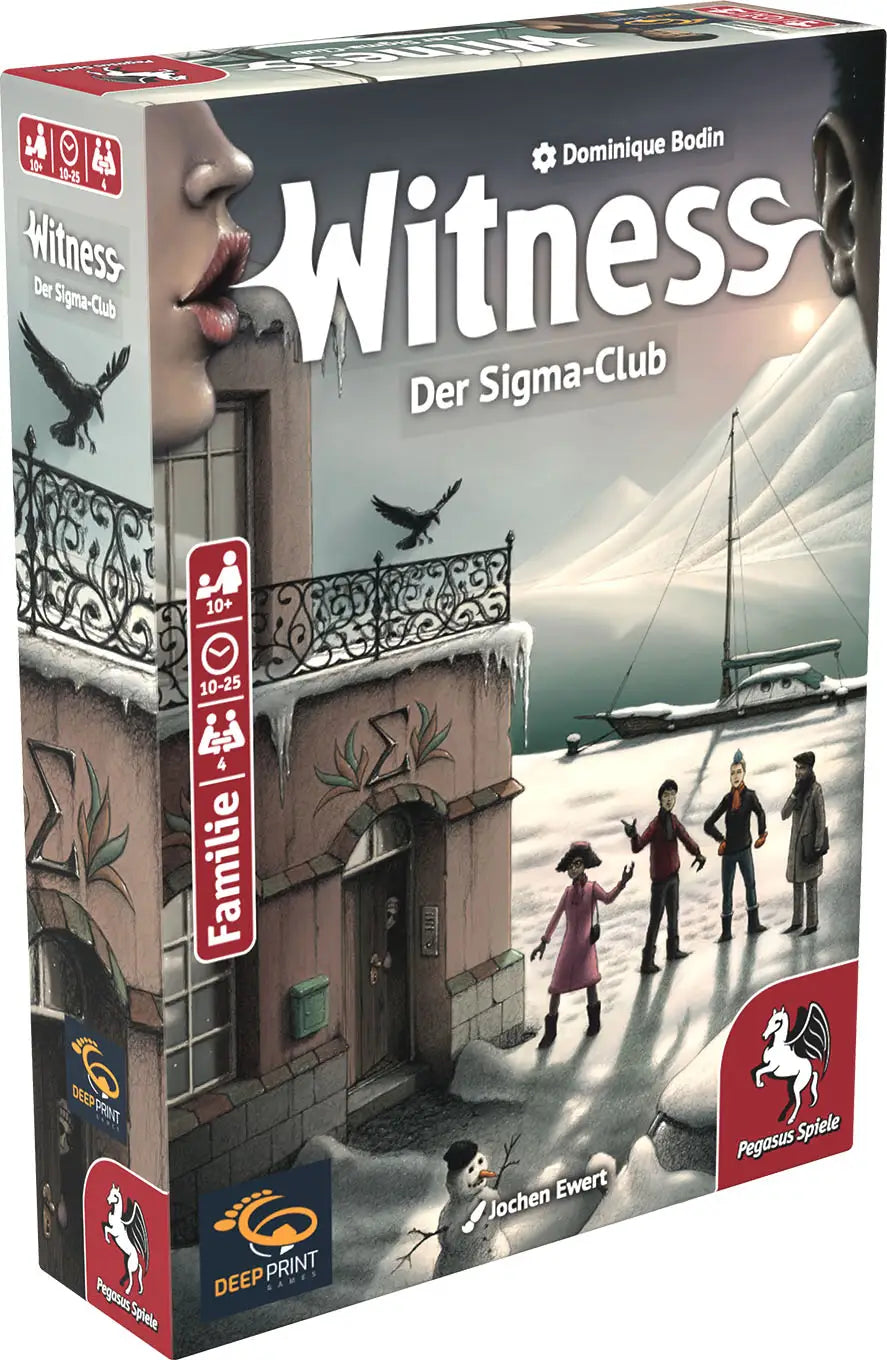 Witness: Der Sigma-Club (DE) - Deep Print Games - Board Games