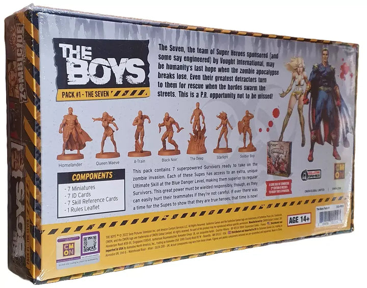 Zombicide: 2nd Edition - The Boys Pack 1 - The Seven (EN) - Cool Mini or Not - Board Games